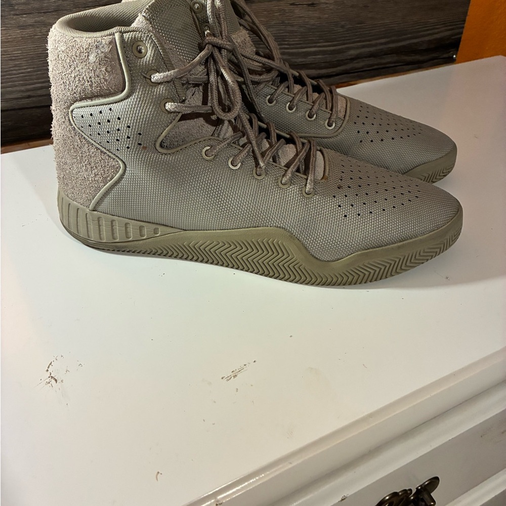 adidas Originals Gray High-Top Sneakers